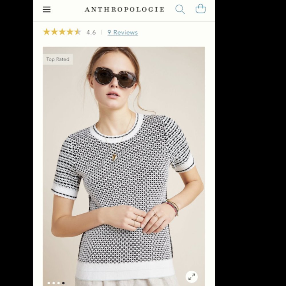 Anthropologie Keaton Sweater Tee S